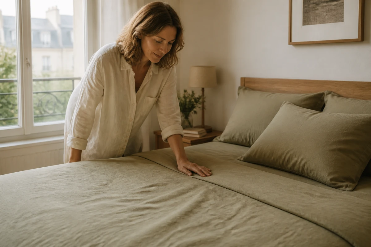 Parure de draps coton Orgeval